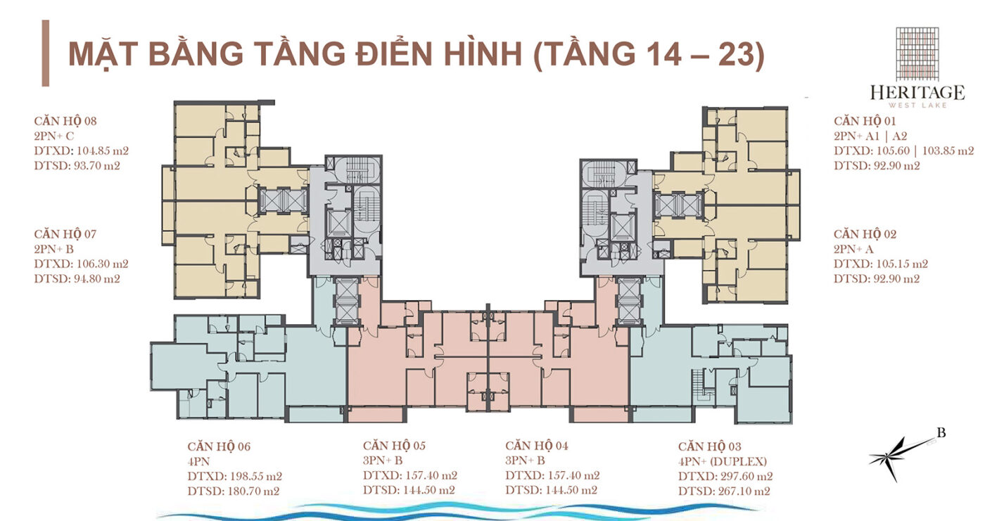 mat bang tang 14 23 heritage west lake